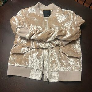 Velvet Bomber Jacket Size M